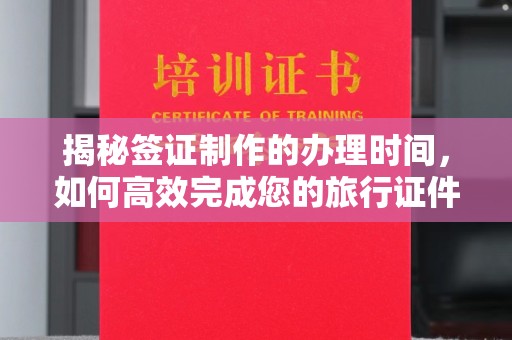 港口揭秘签证制作的办理时间，如何高效完成您的旅行证件